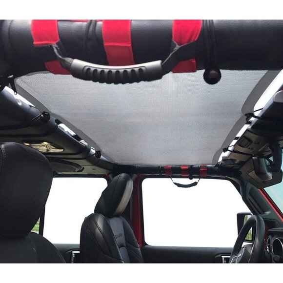 Shadeidea Front Sun‎ Shade for Jeep Gladiator JT (2018–2023) – Gray - Picture 2 of 8